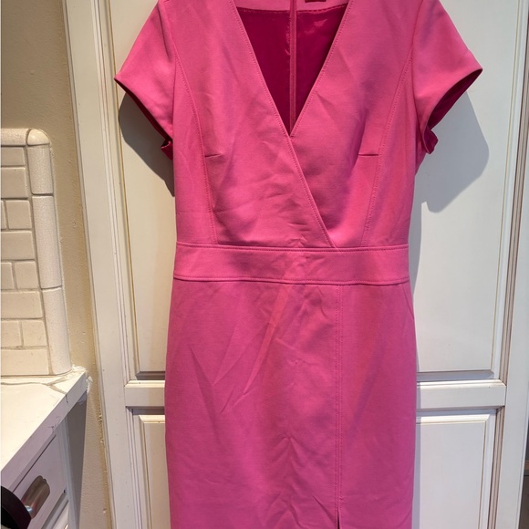 Hugo Pink Dress Size 6 Hugo Boss Kestini fully lined - Picture 1 of 10